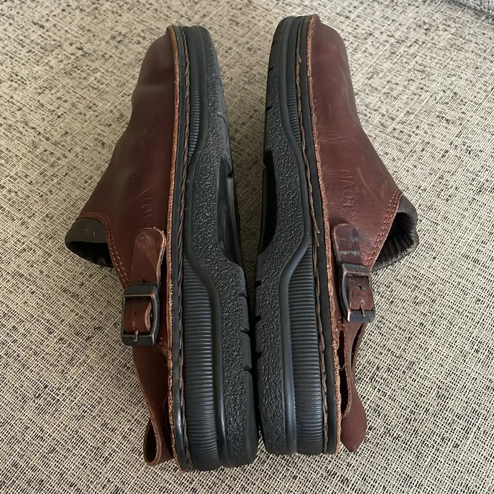 Naot Men’s Brown  Glacier Buffalo Leather  Size 46  US 13 - 13.5